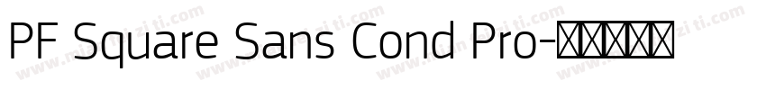 PF Square Sans Cond Pro字体转换